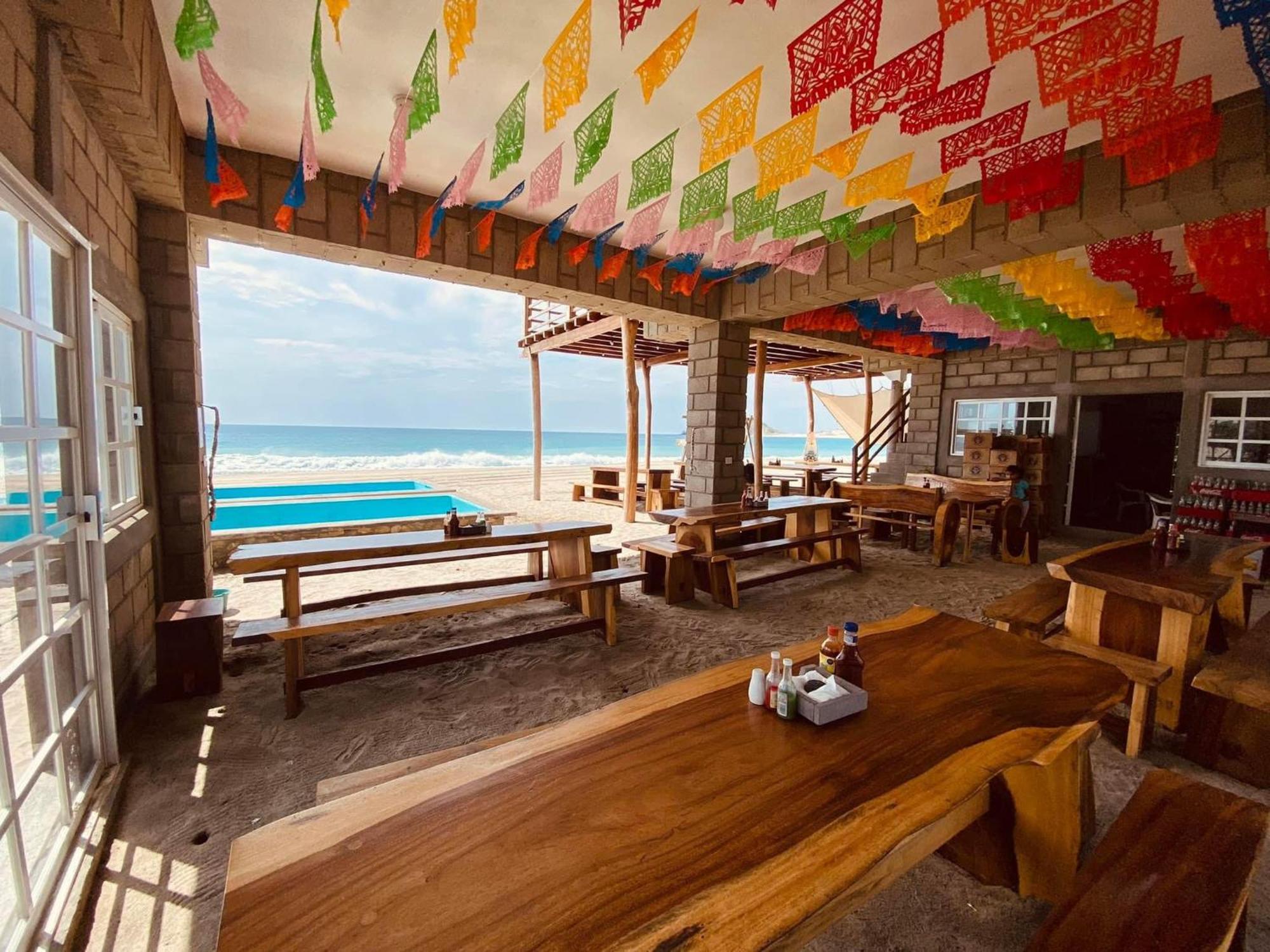 Sal Marina Restaurante Y Cabanas Салина-Крус Экстерьер фото